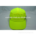 fluorescent cap with reflective strap